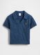 Polo in puro cotone a maniche corte_0
