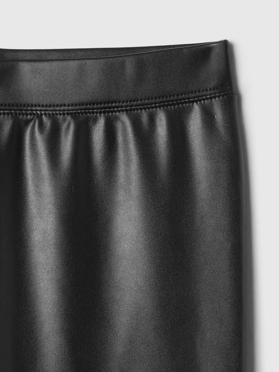 Pantaloni slim fit in tessuto lucido  Bambina_4
