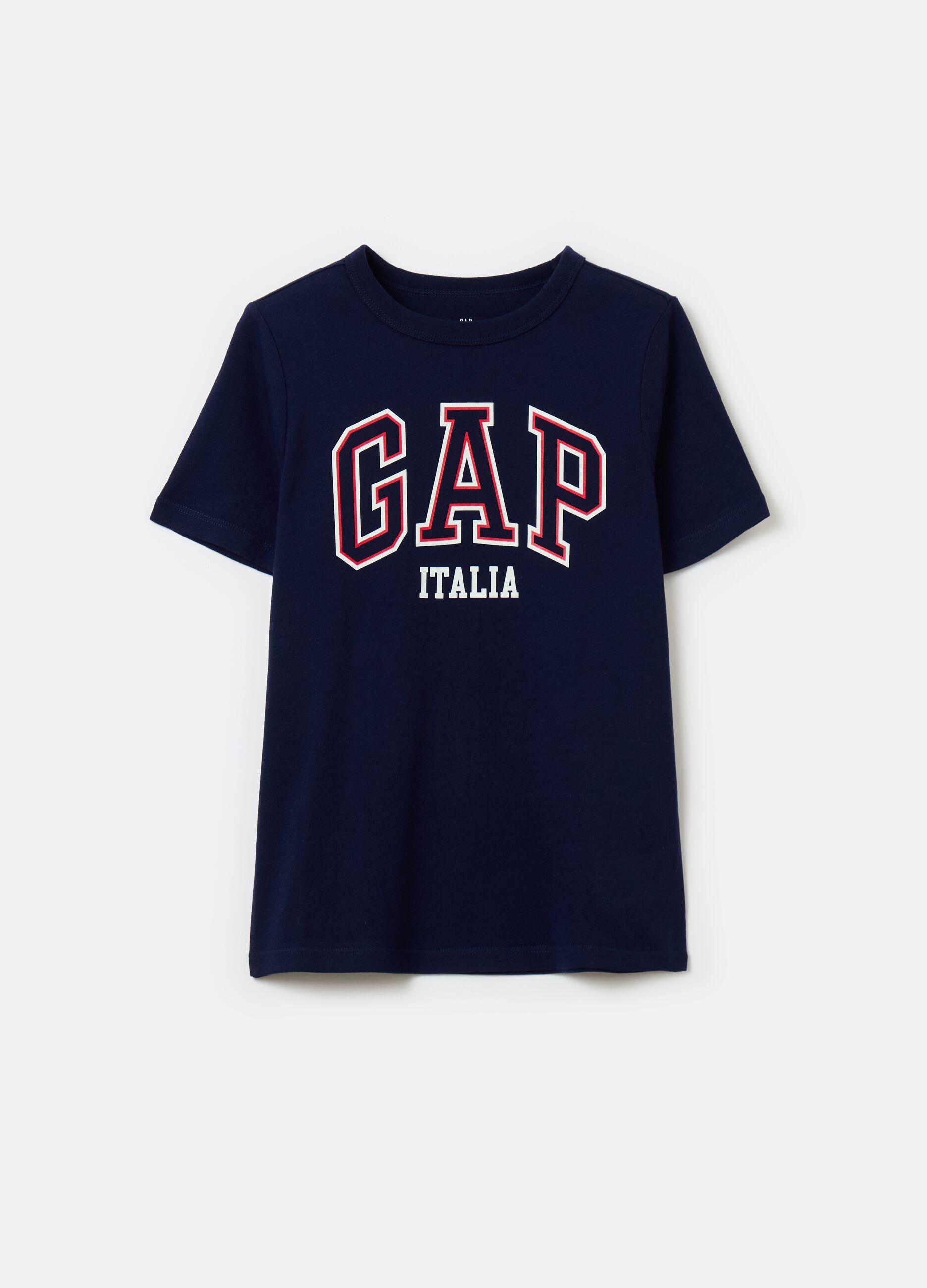 T-shirt in cotone con stampa logo