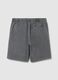 Stretch cotton shorts with drawstring_2