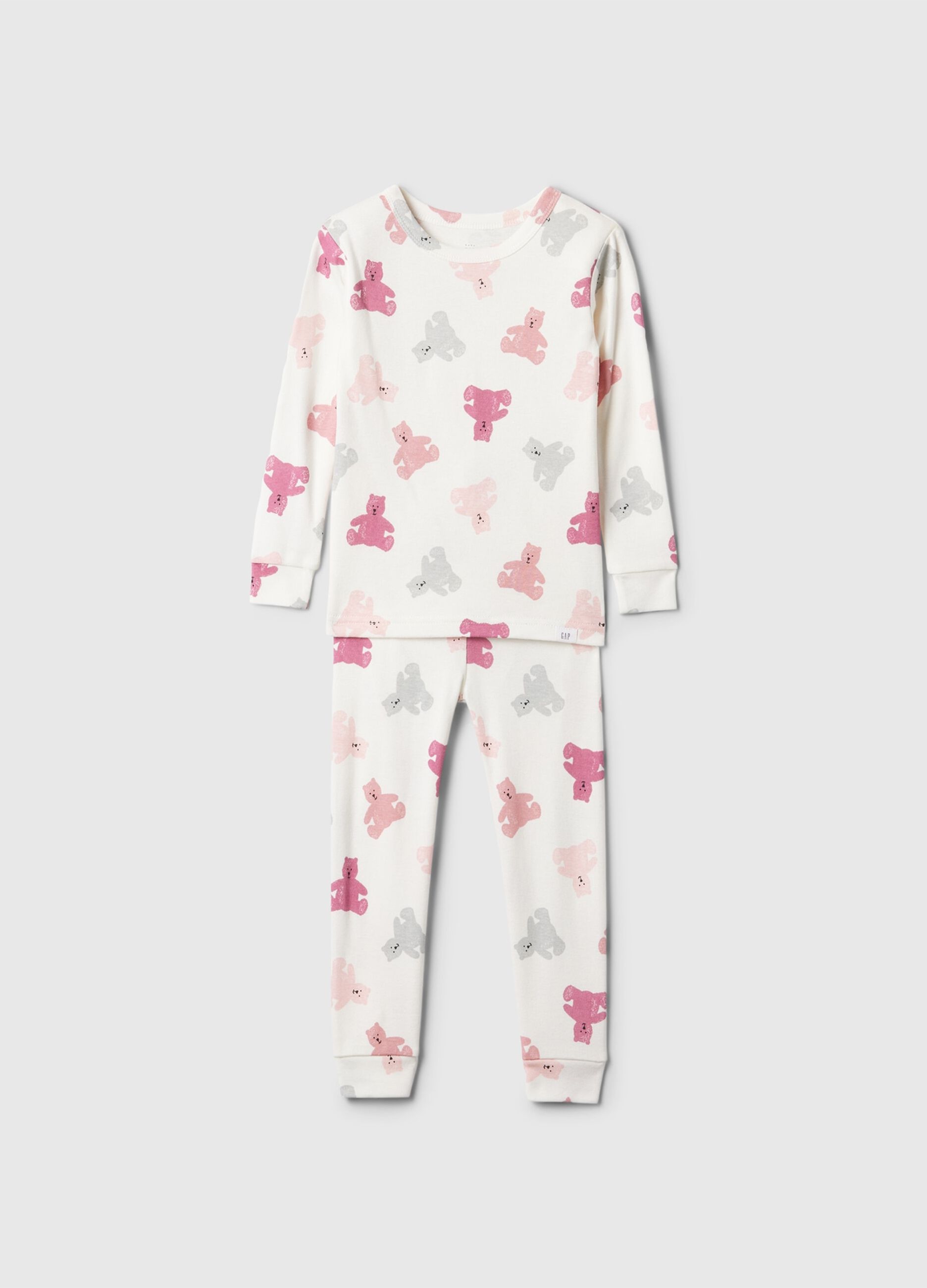 Pigiama lungo con stampa all-over