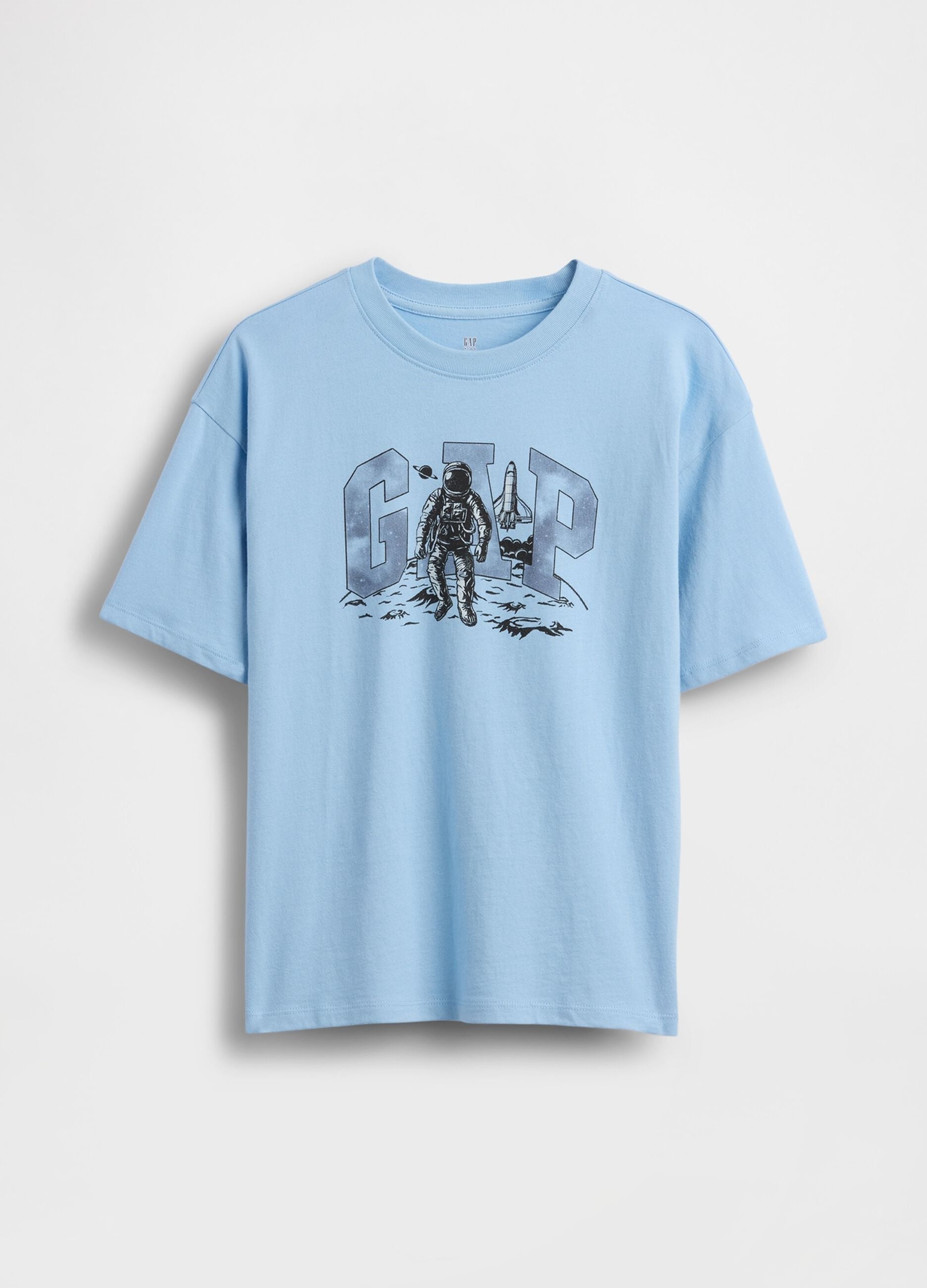 T-shirt in puro cotone a maniche corte con logo GAP