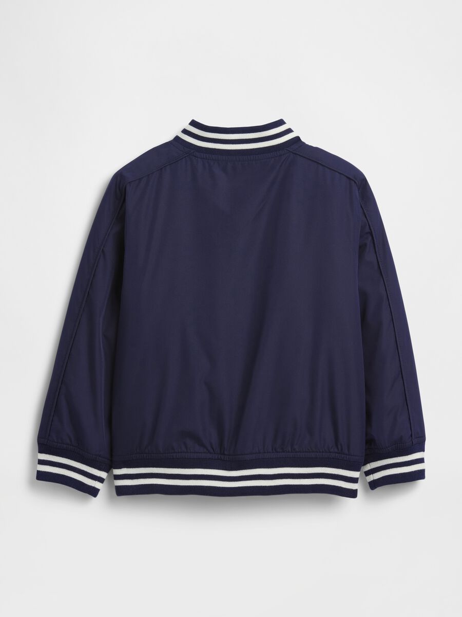 Bomber blu da bambino con dettagli a tema Disney Bimbo_1