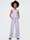 Jeans lilla wide leg in cotone e Lyocell
