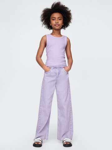 Jeans lilla wide leg in cotone e Lyocell_0
