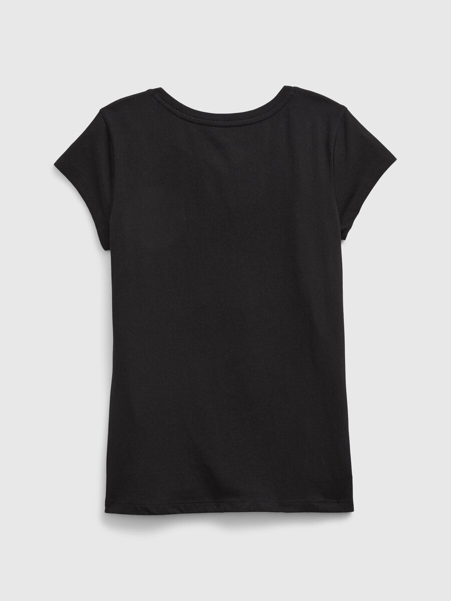 Bipack t-shirt in cotone con stampa logo Bambina_1