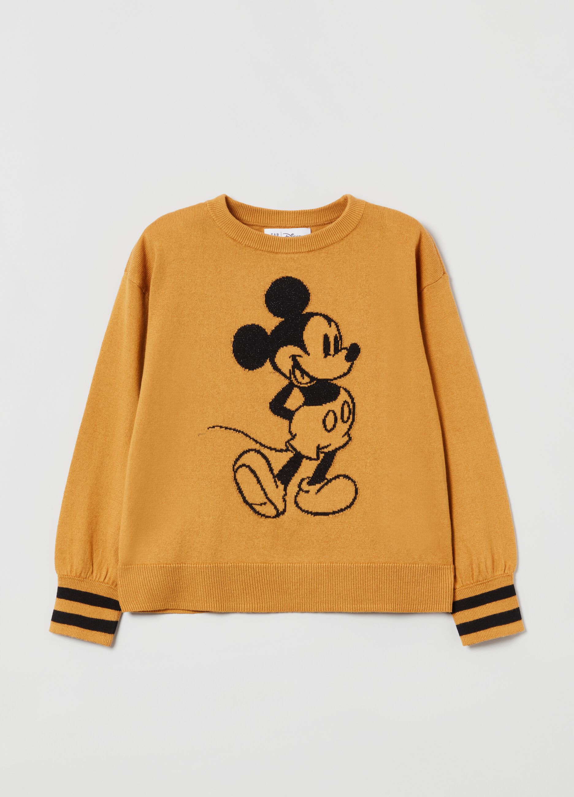 Pullover with jacquard Disney Mickey Mouse