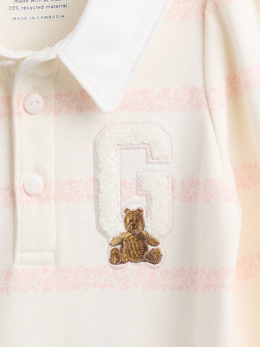 Tutina rosa in cotone per neonato unisex Neonato_2