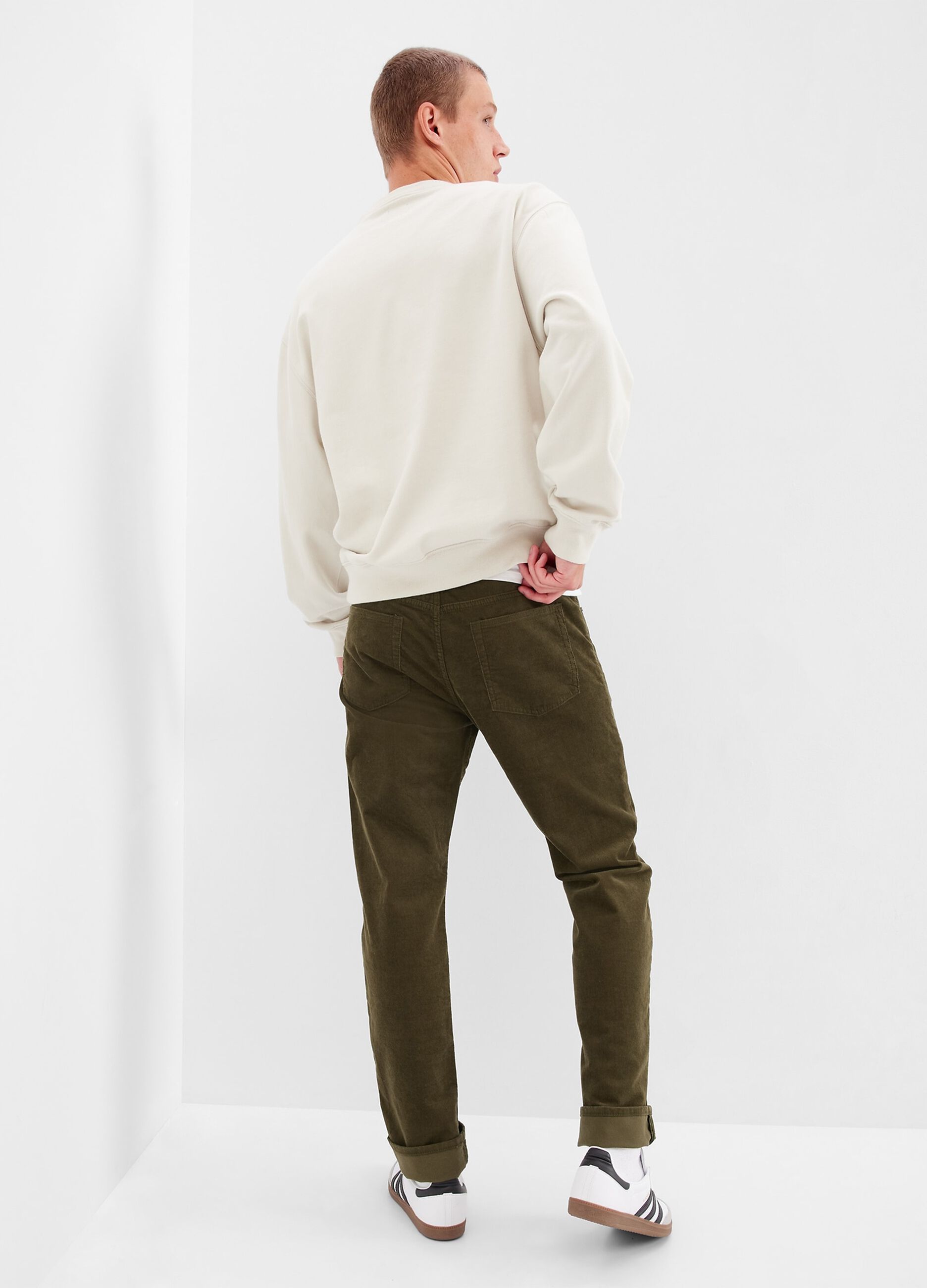 Slim-fit jeans in stretch corduroy_1