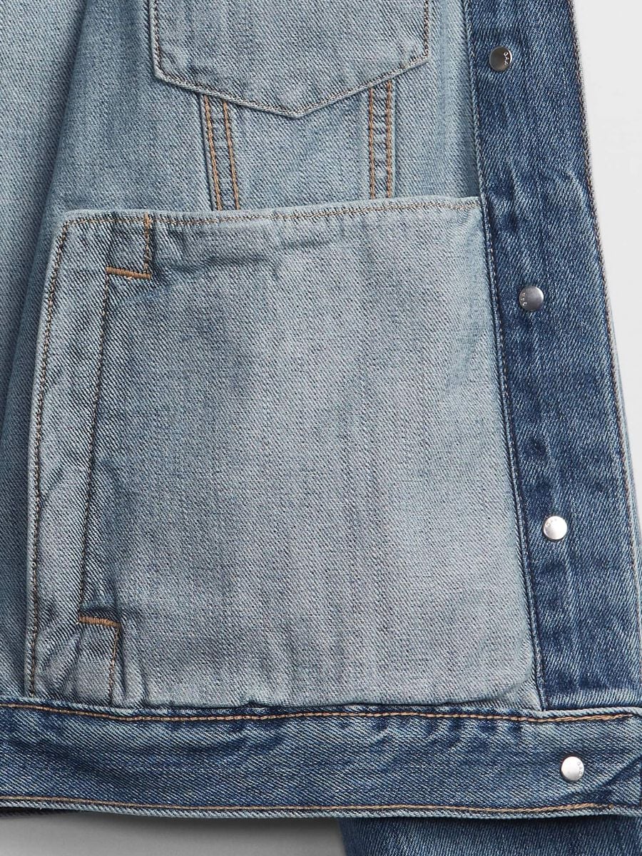 Giacca corta in denim Donna_3