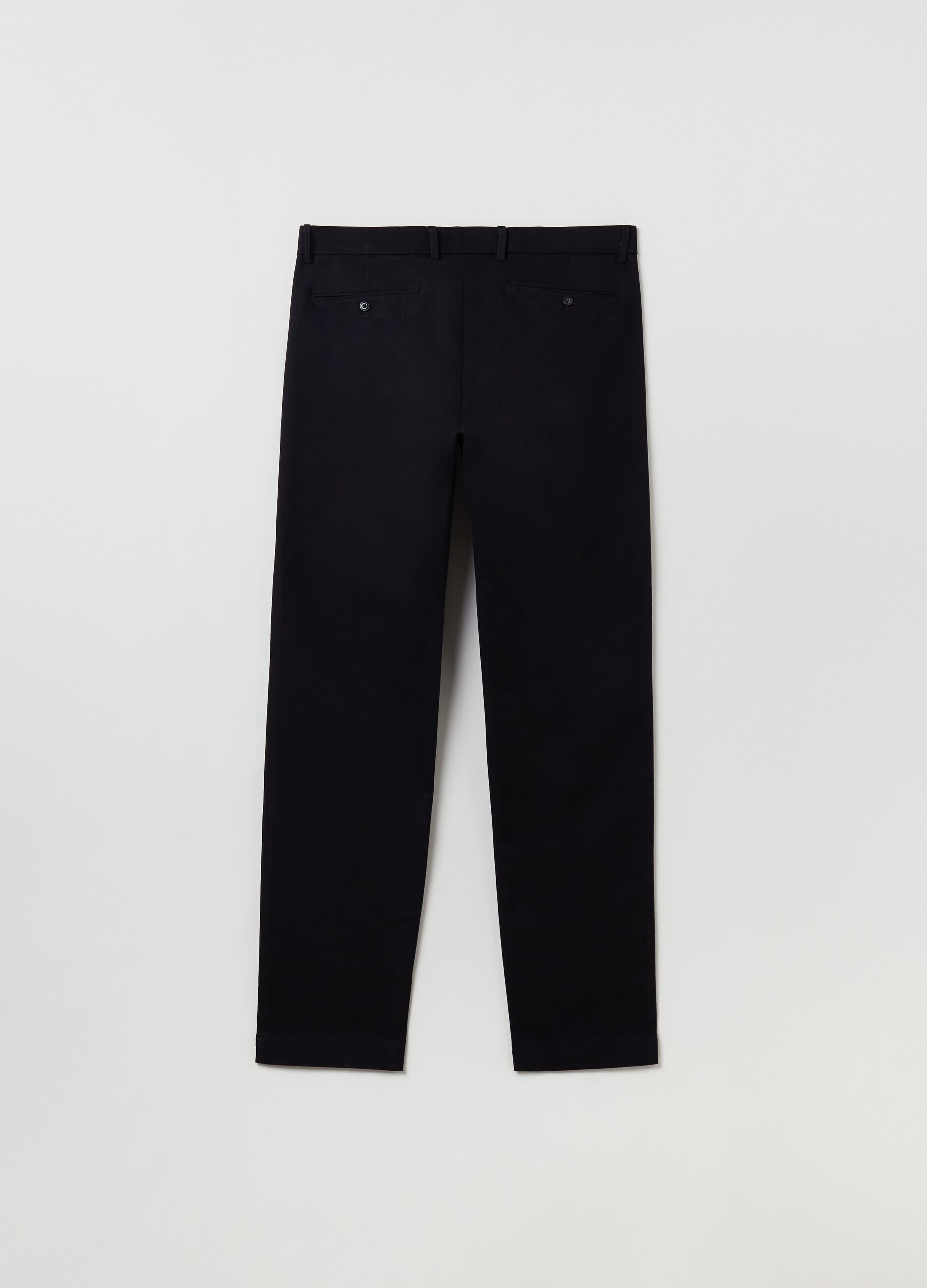 Skinny-fit chino trousers in stretch cotton_2