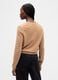 Cardigan beige in misto cotone_2