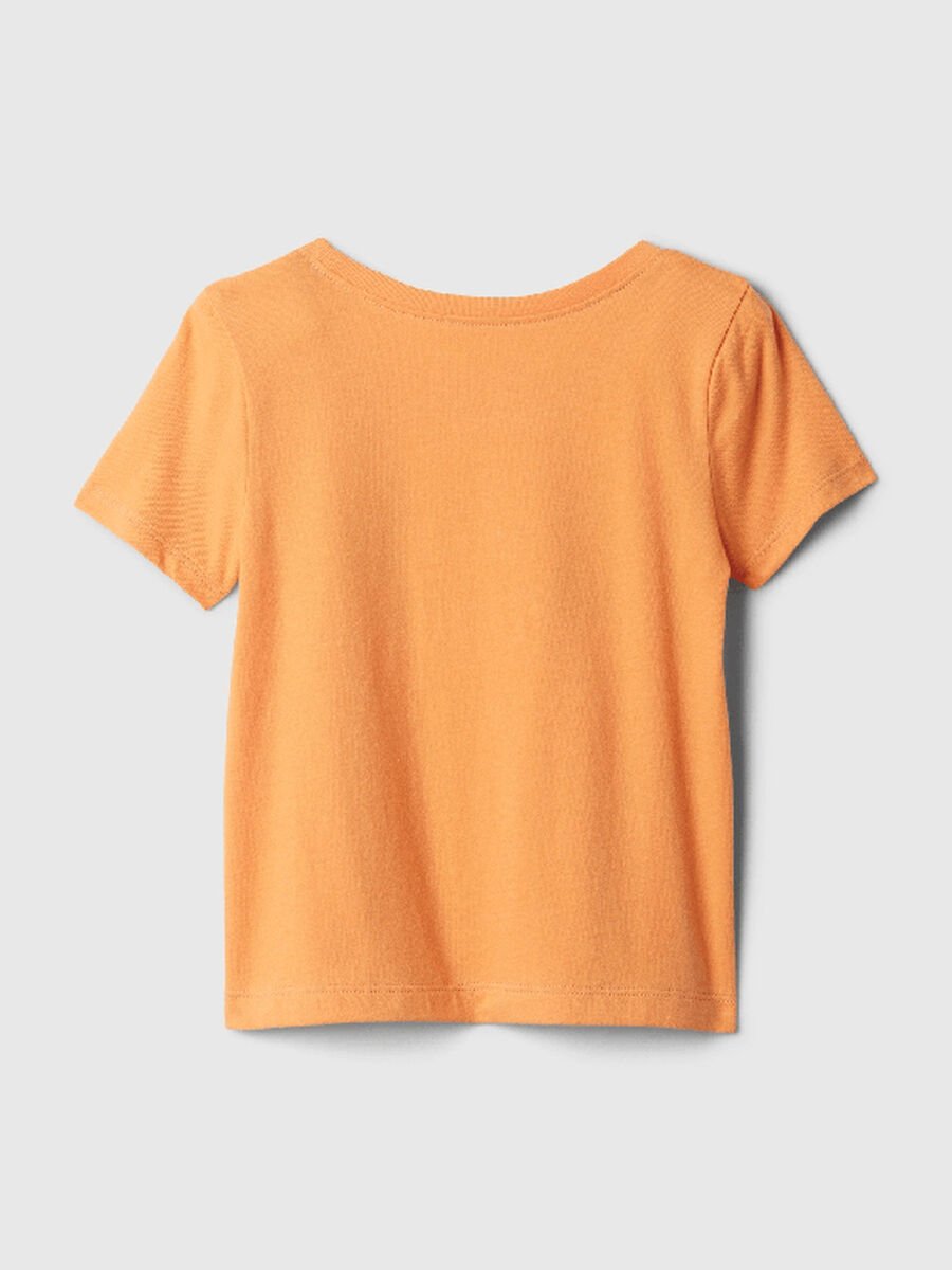 Maglietta arancione con logo GAP Baby Girl_1