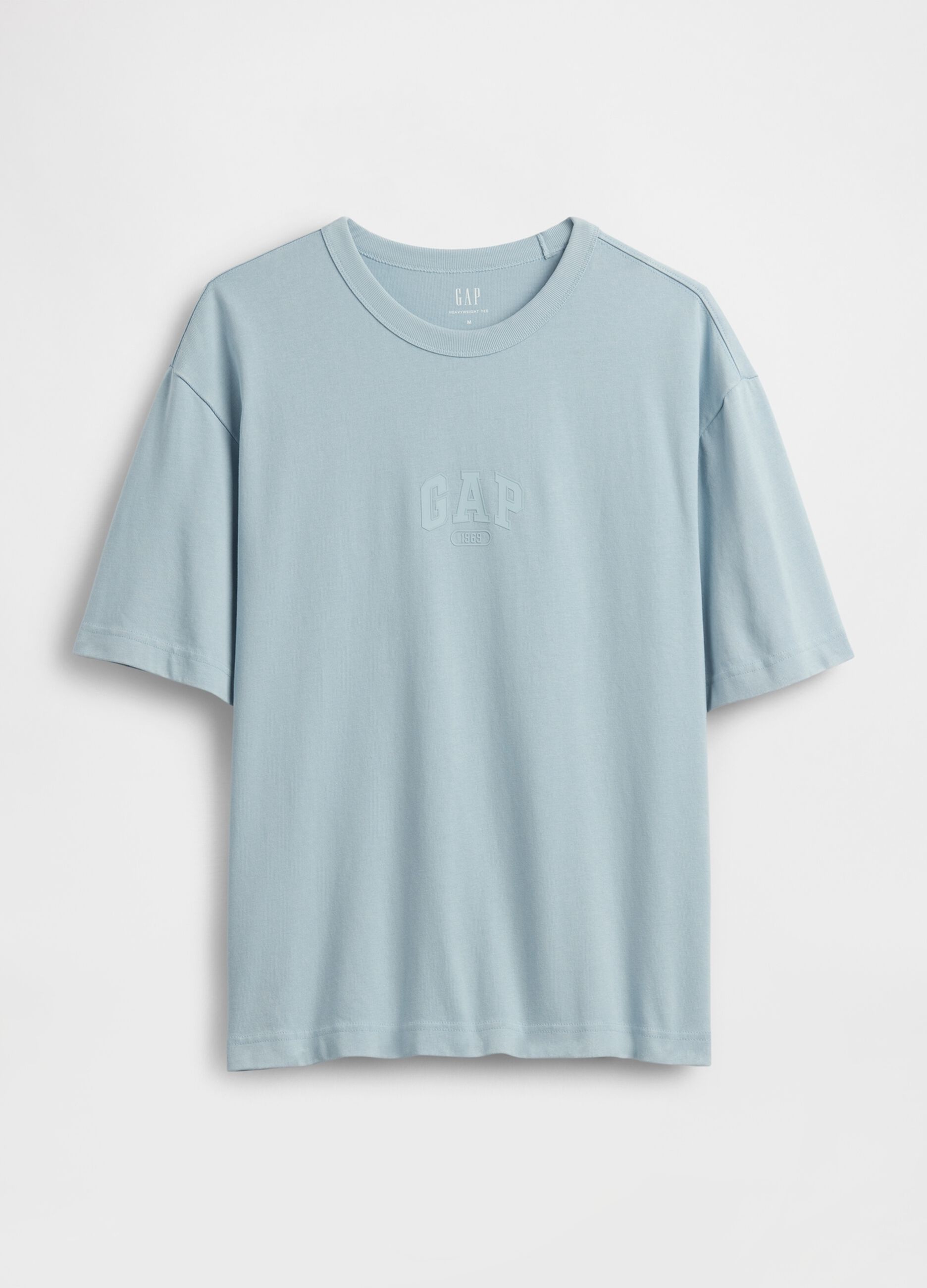 T-shirt in puro cotone a maniche corte con logo GAP