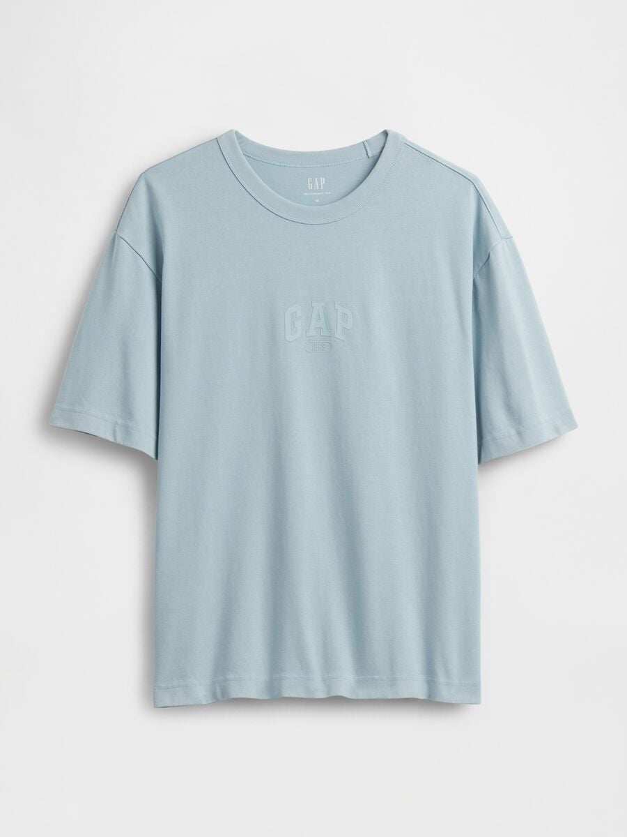 T-shirt in puro cotone a maniche corte con logo GAP Uomo_3
