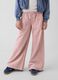 Pantaloni wide leg in puro cotone_1
