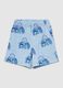 Shorts in puro cotone con stampa_0