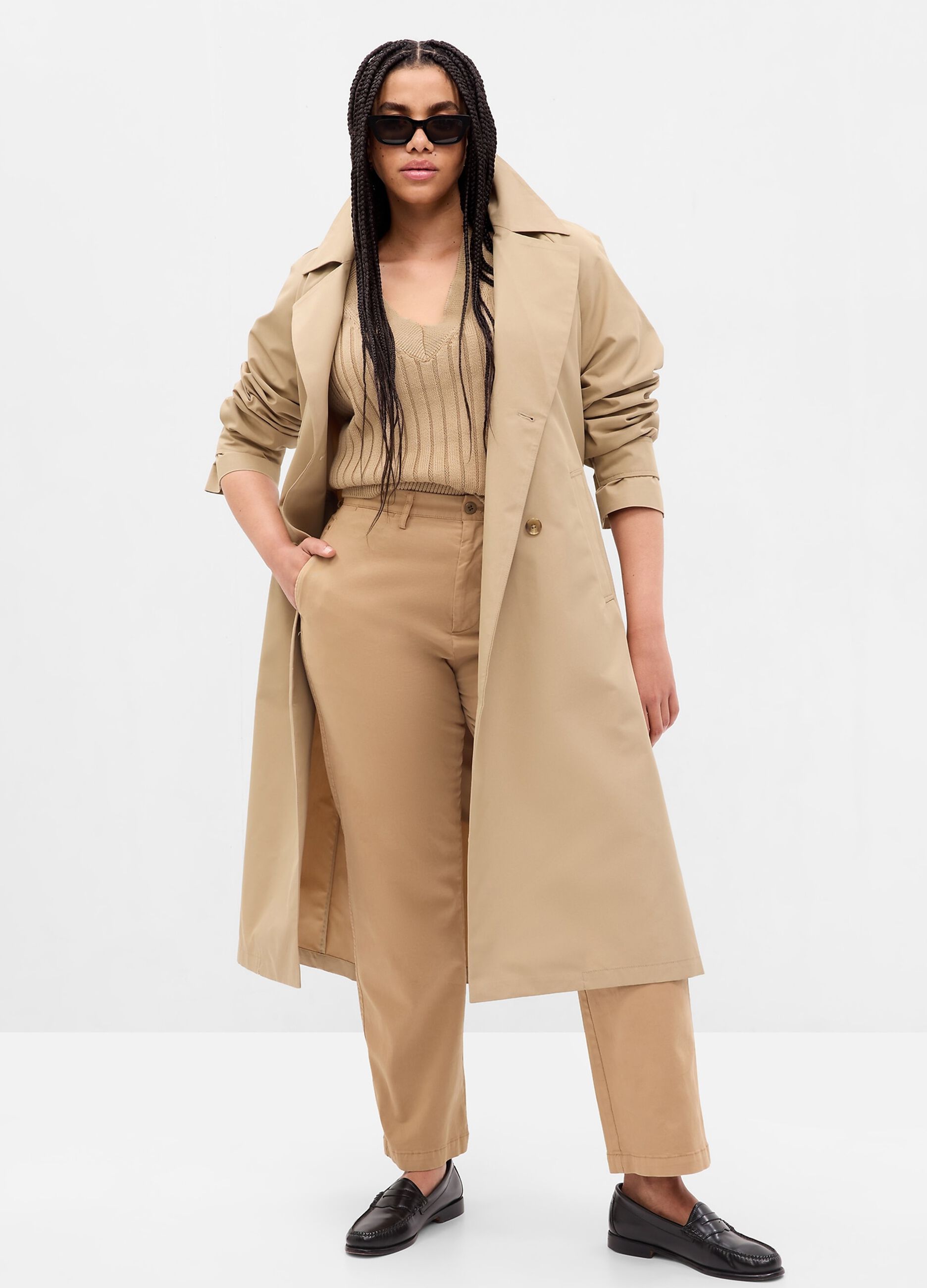 Trench lungo con maniche raglan_3