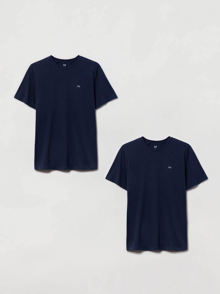 Two-pack T-shirts with micro logo print Man_0