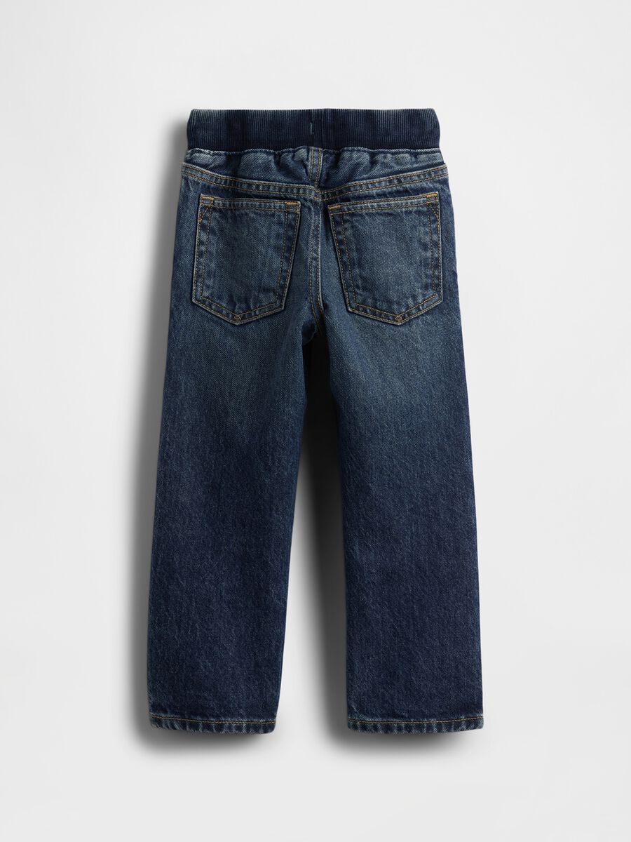 Pantaloni denim blu per bambino Bimbo_1