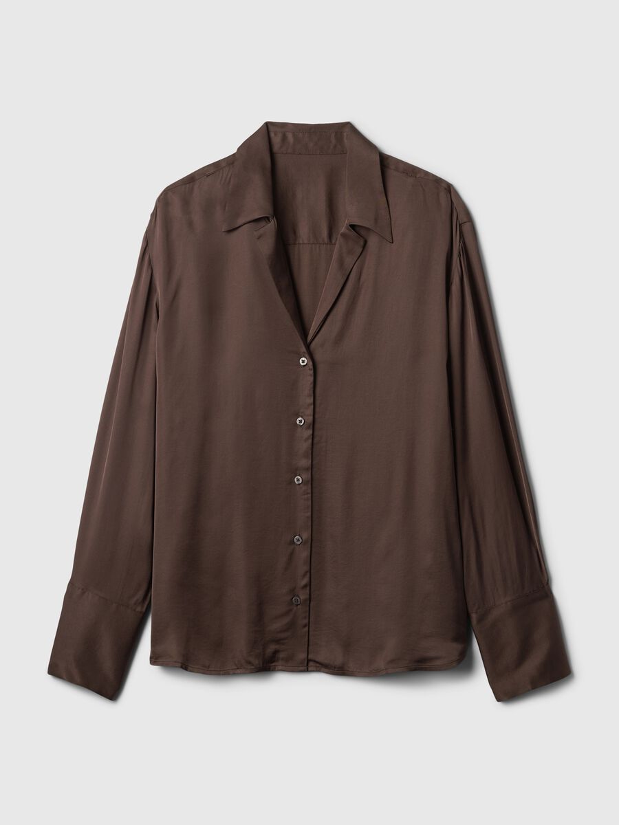Camicia in viscosa satin Donna_3