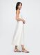 Abito lungo bianco con zip frontale_2