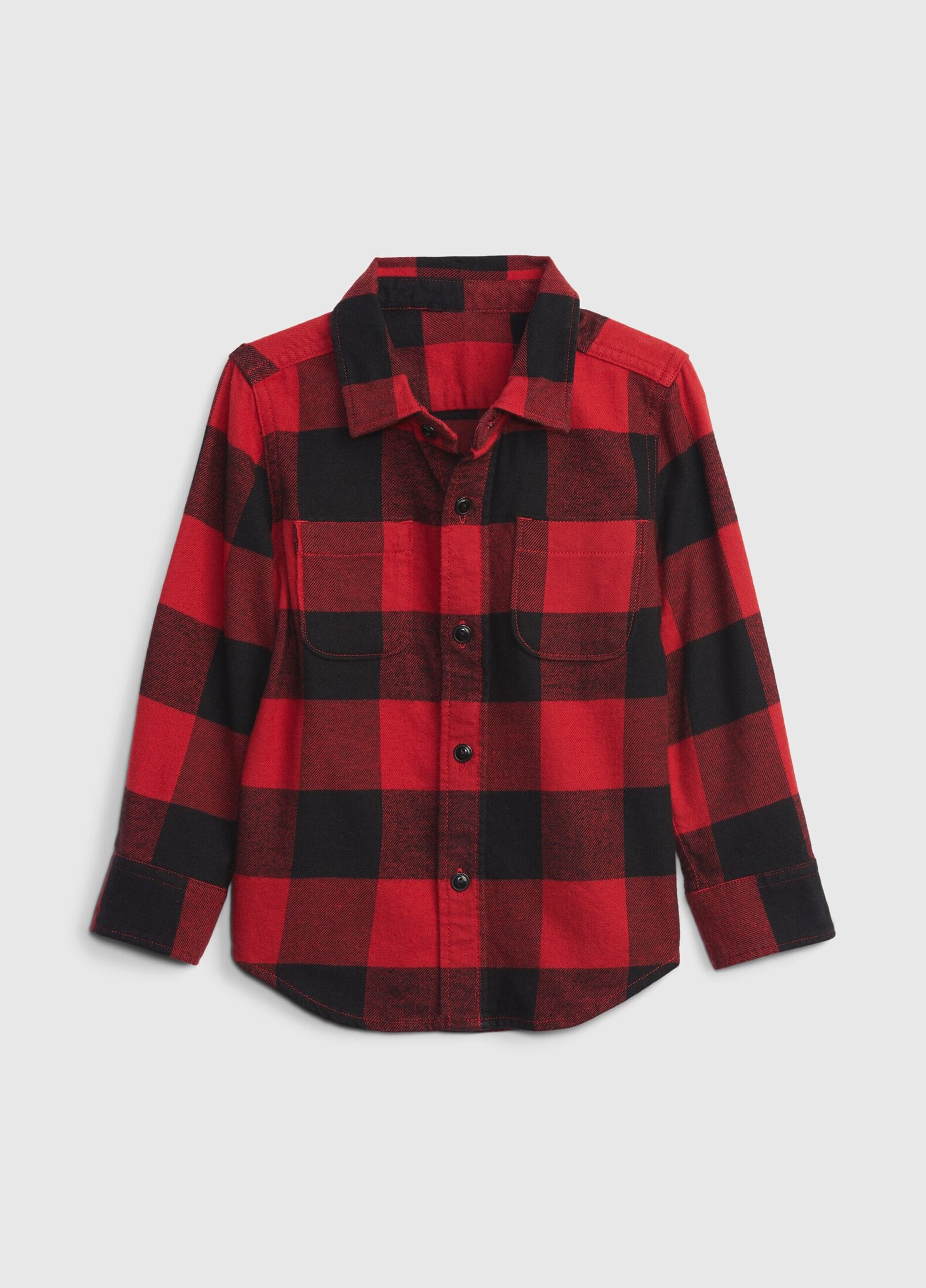 Check flannel shirt