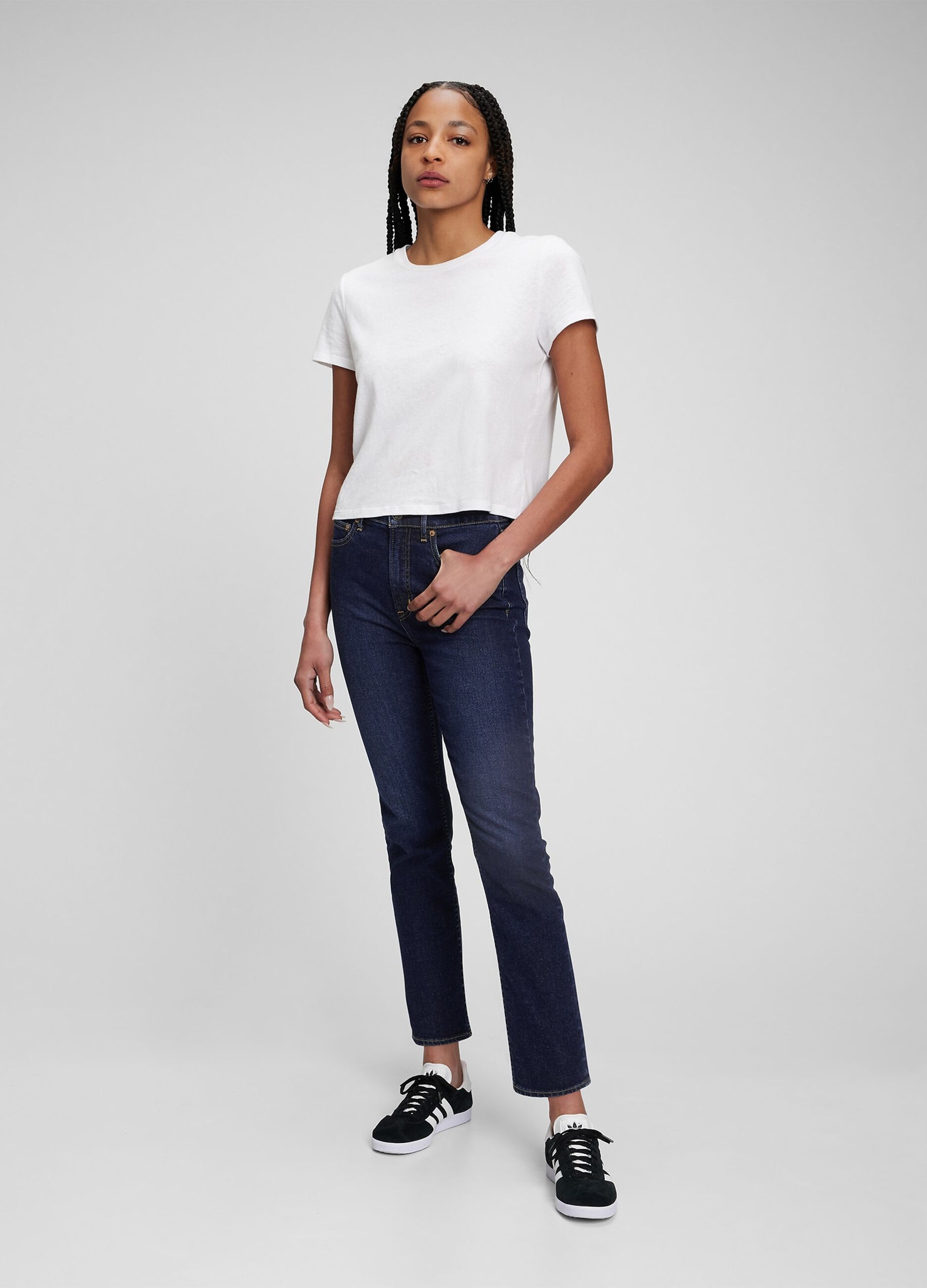 Slim-fit ankle jeans