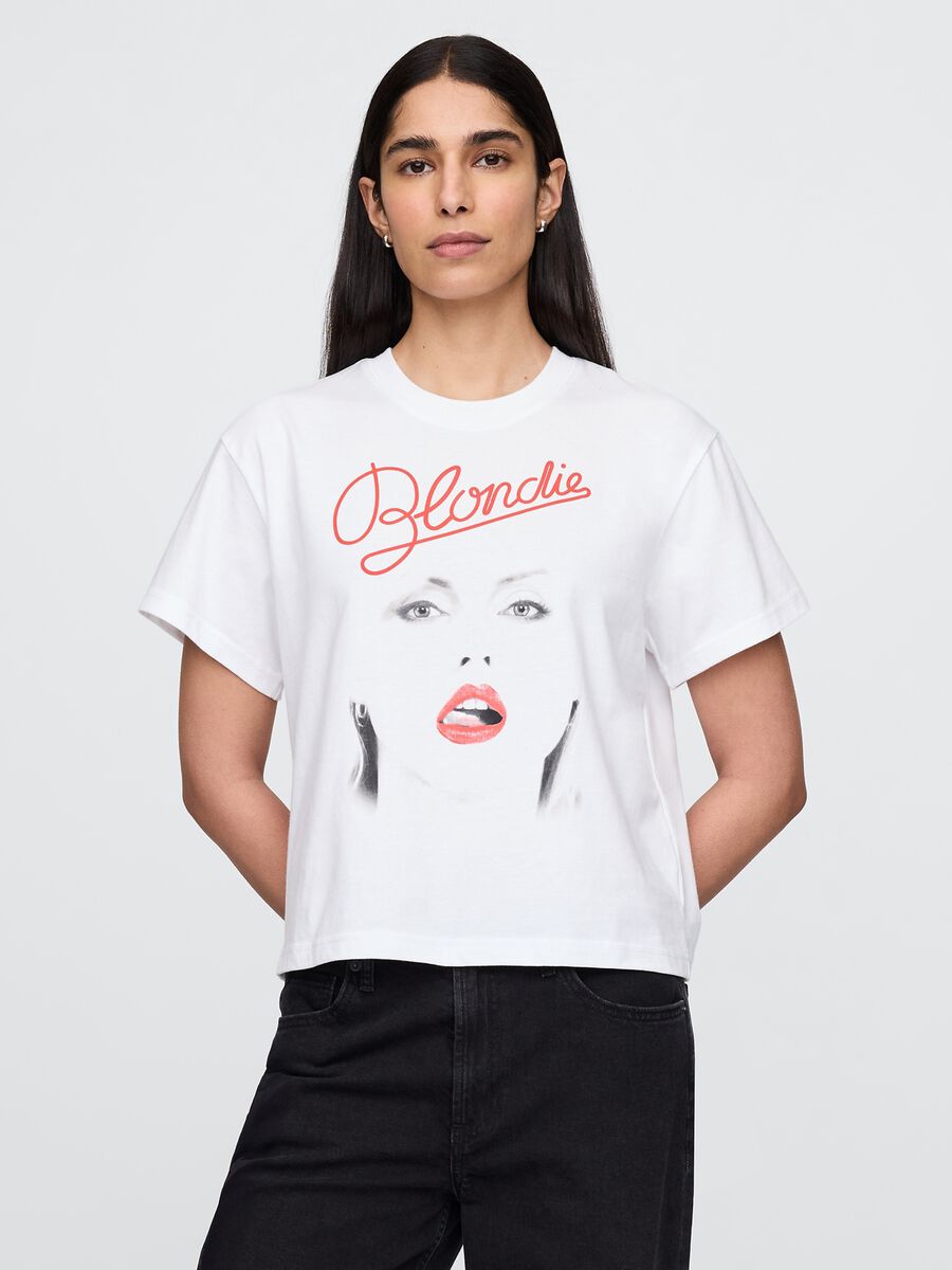 Cotton T-shirt with print Woman_0