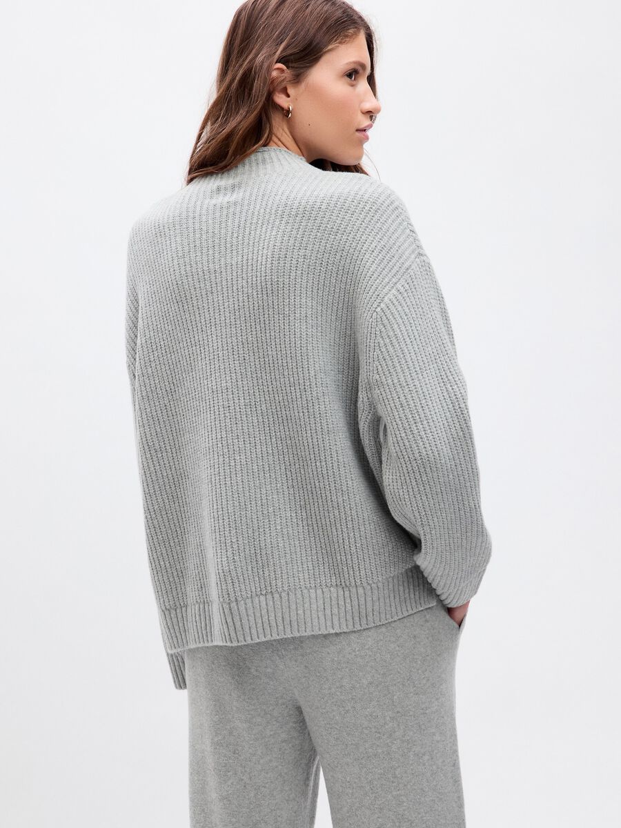Pullover oversize con spacchetti Donna_1