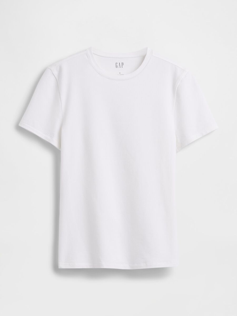 T-shirt elasticizzata a maniche corte Donna_3