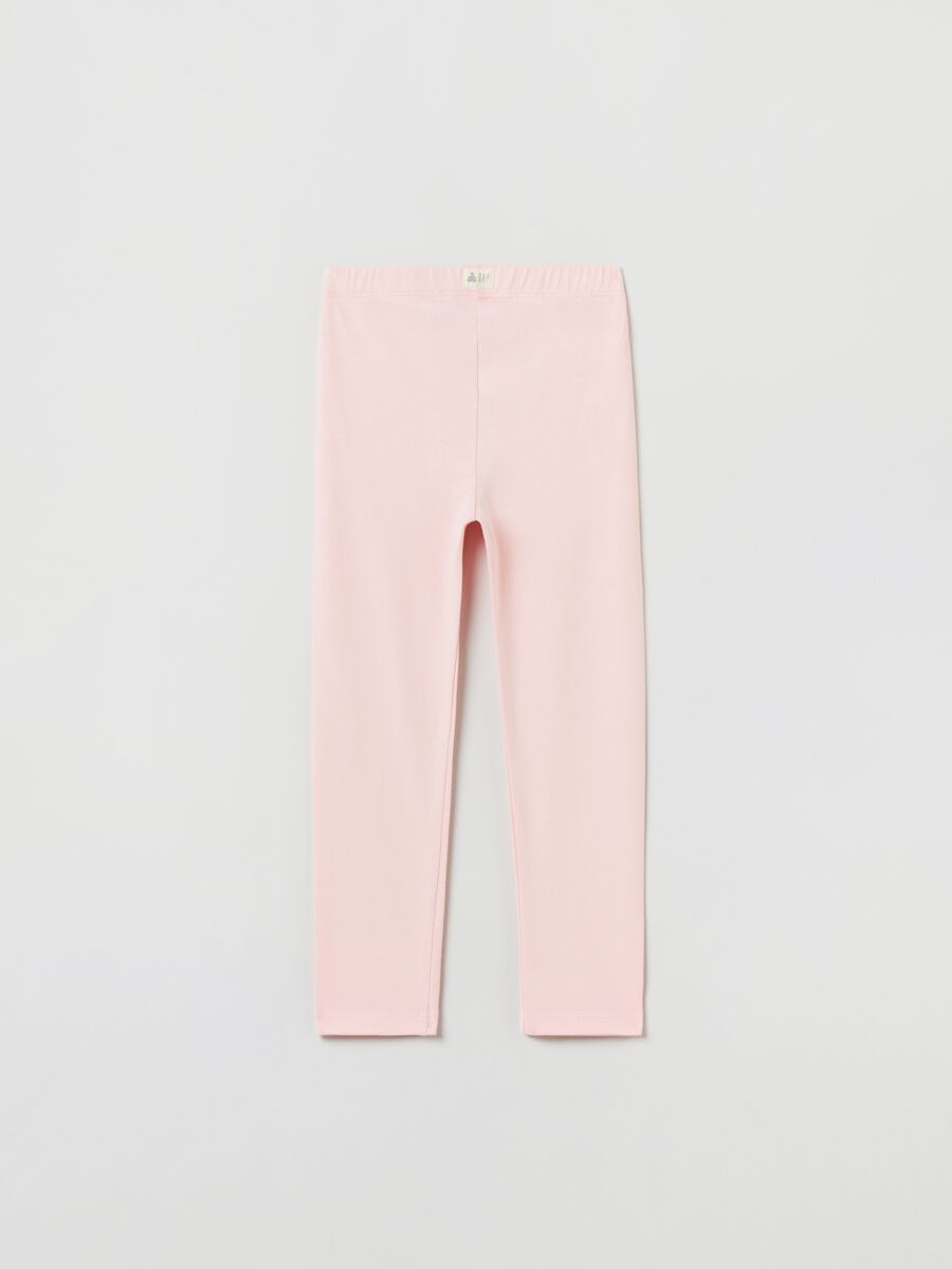 Leggings in cotone stretch Neonato_1