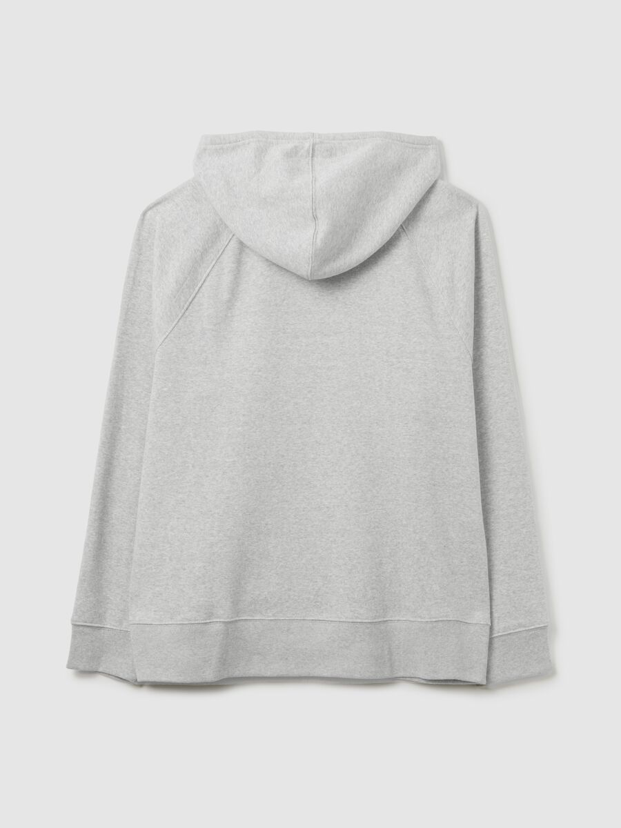 Full-zip con cappuccio ricamo logo Donna_2
