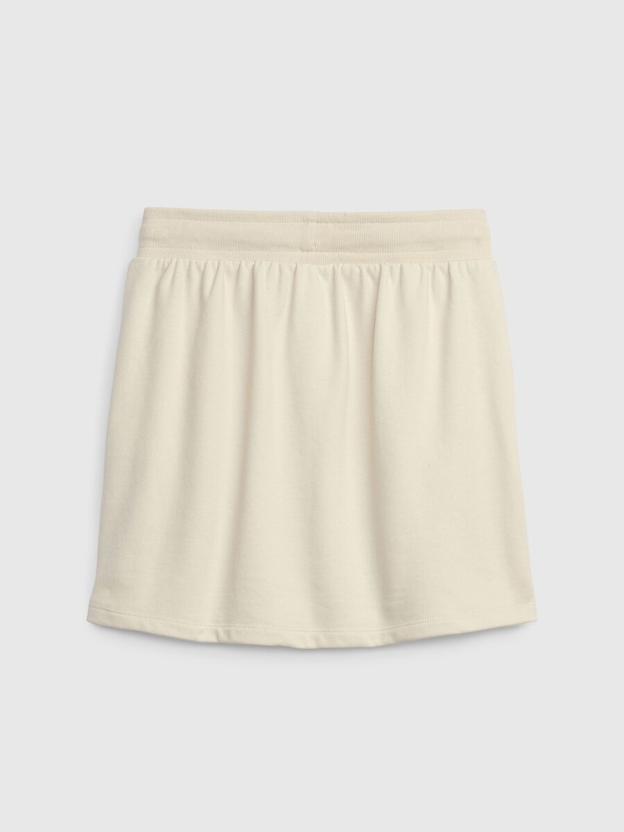 Skirt with drawstring and embroidered logo Girl_1