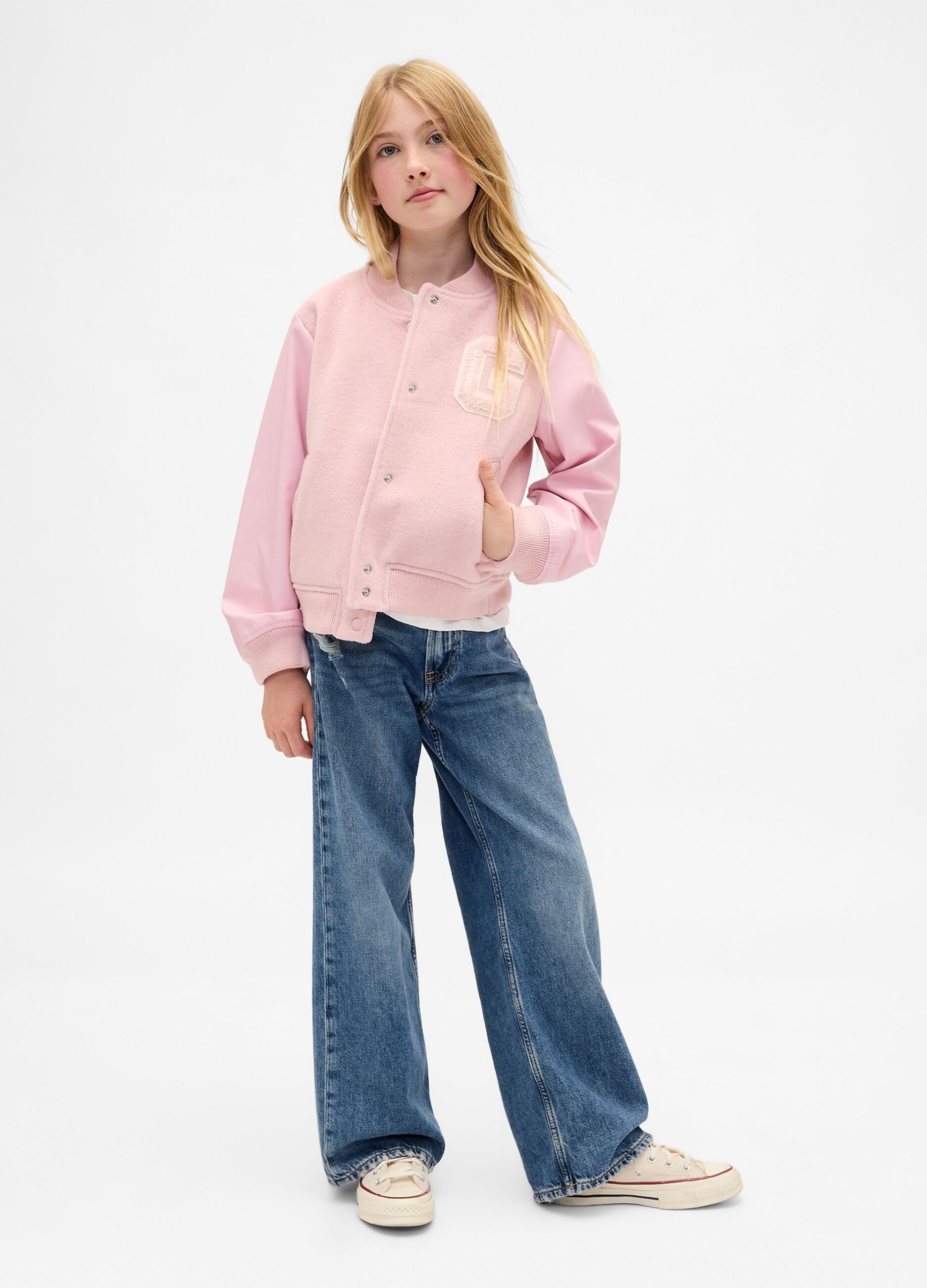 Bomber in misto lana