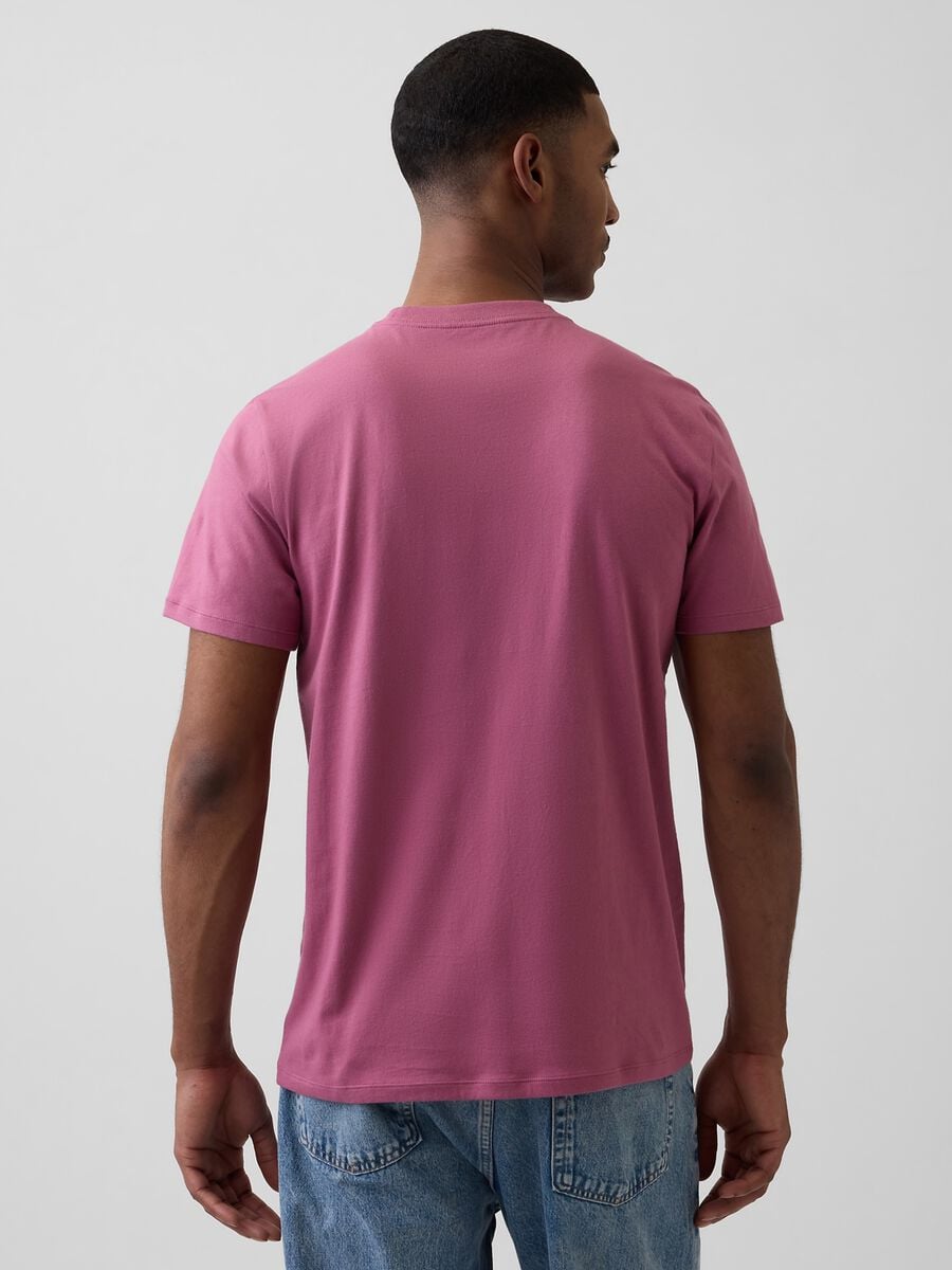 T-shirt a maniche corte con logo GAP in puro cotone Uomo_1