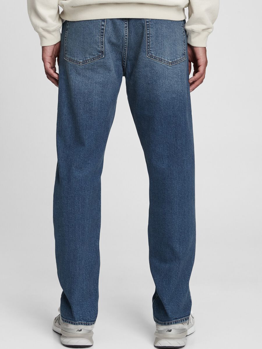Jeans straight fit cinque tasche Uomo_1