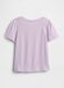 T-shirt a maniche corte in puro cotone con logo GAP_1