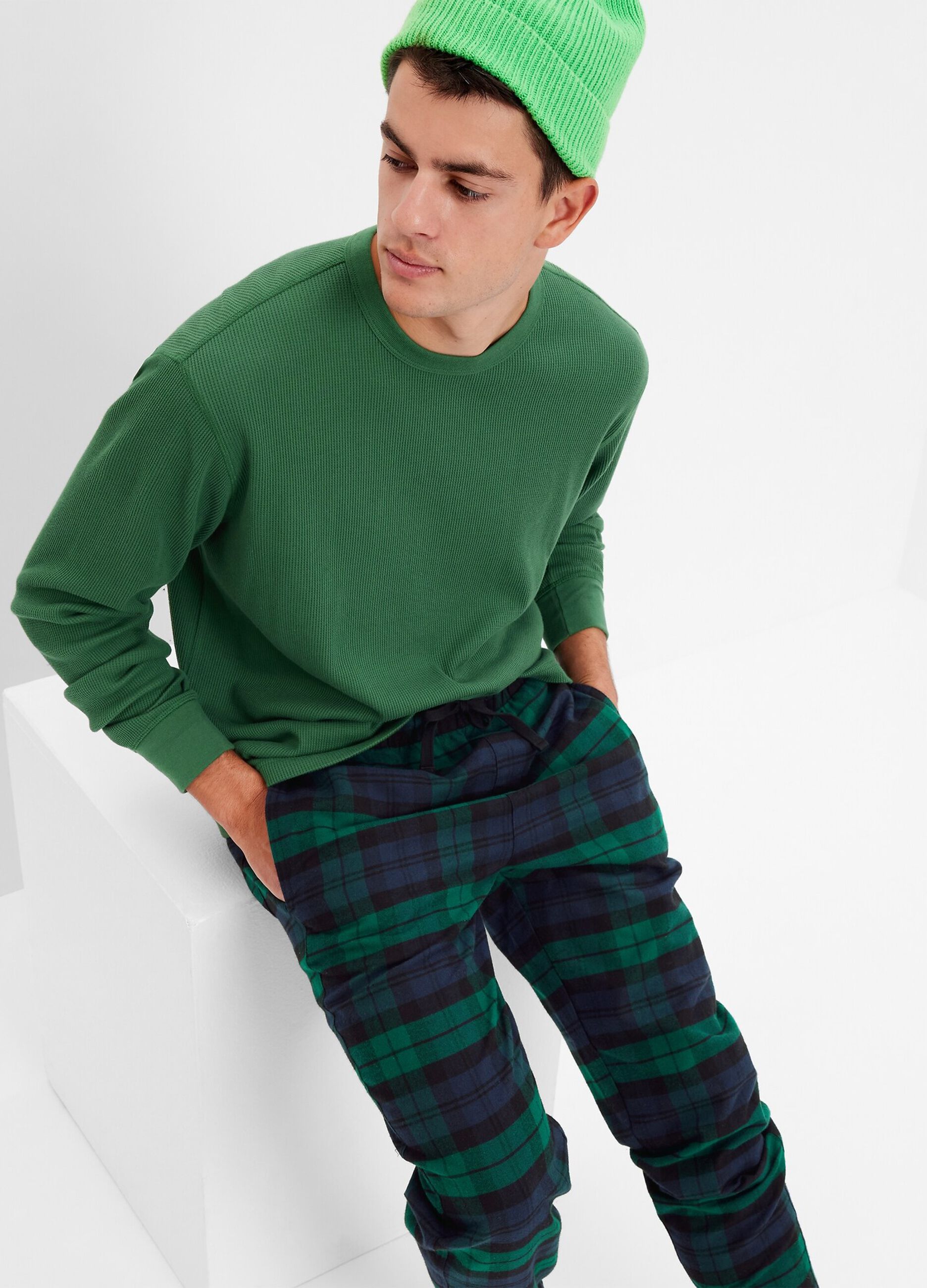 Pantalone pigiama tartan_2