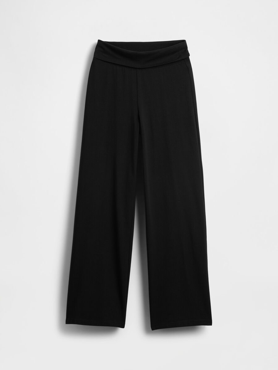 Leggings neri elasticizzati Bambina_3