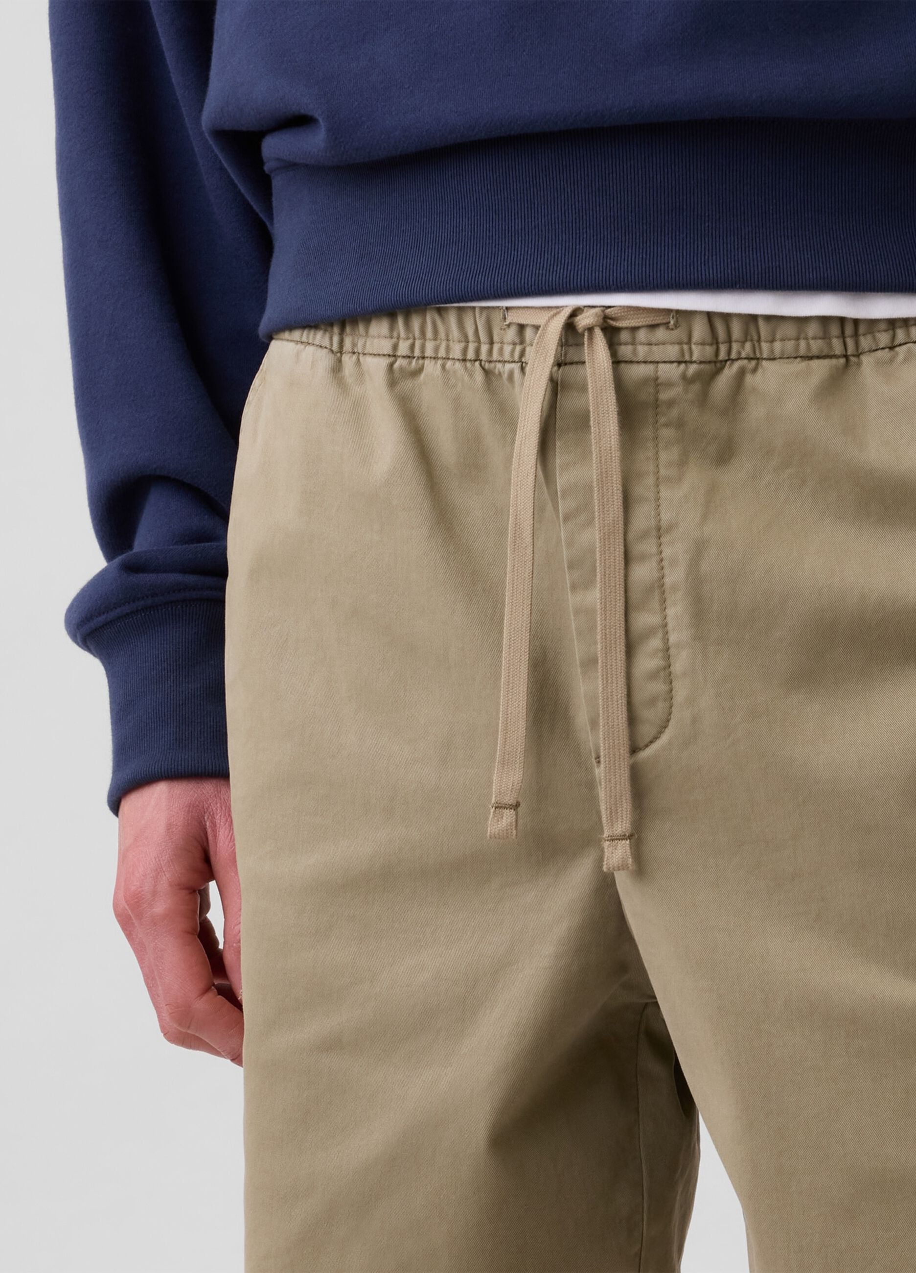 Stretch cotton shorts