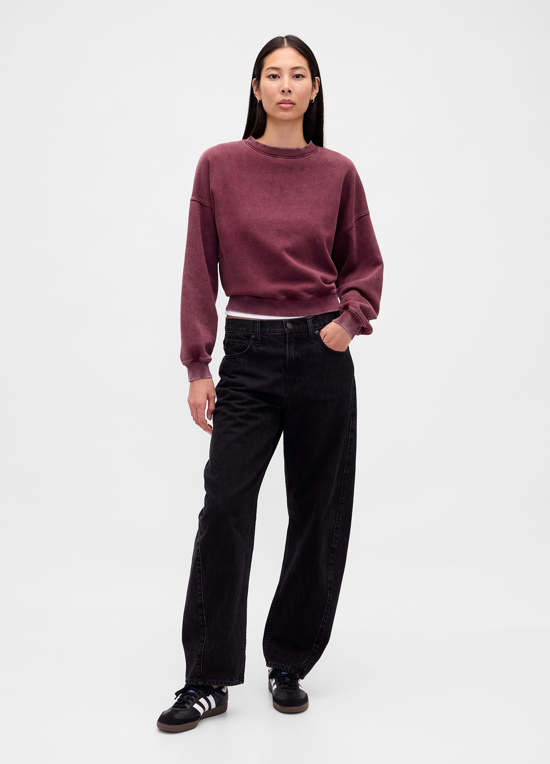 Felpa in misto cotone