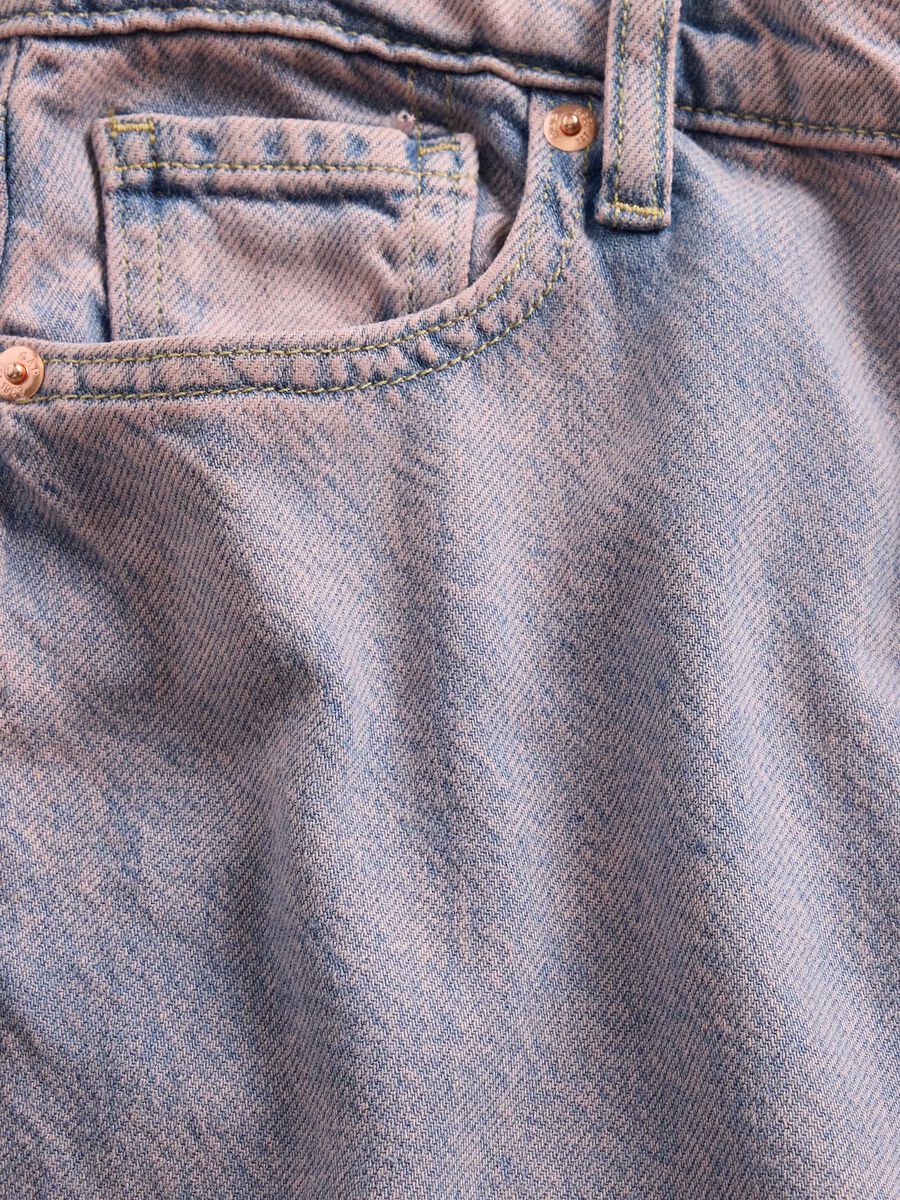 Pantaloni a gamba larga in cotone e Lyocell Donna_3