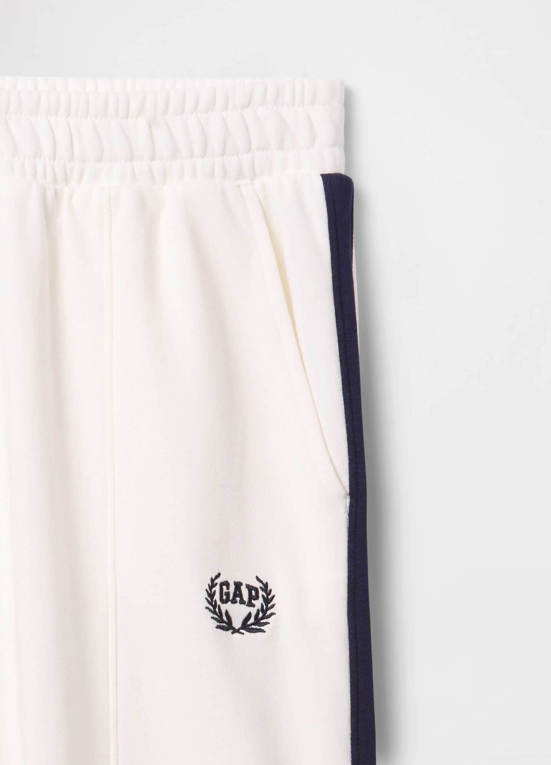 Pantaloni bianchi in misto cotone_5