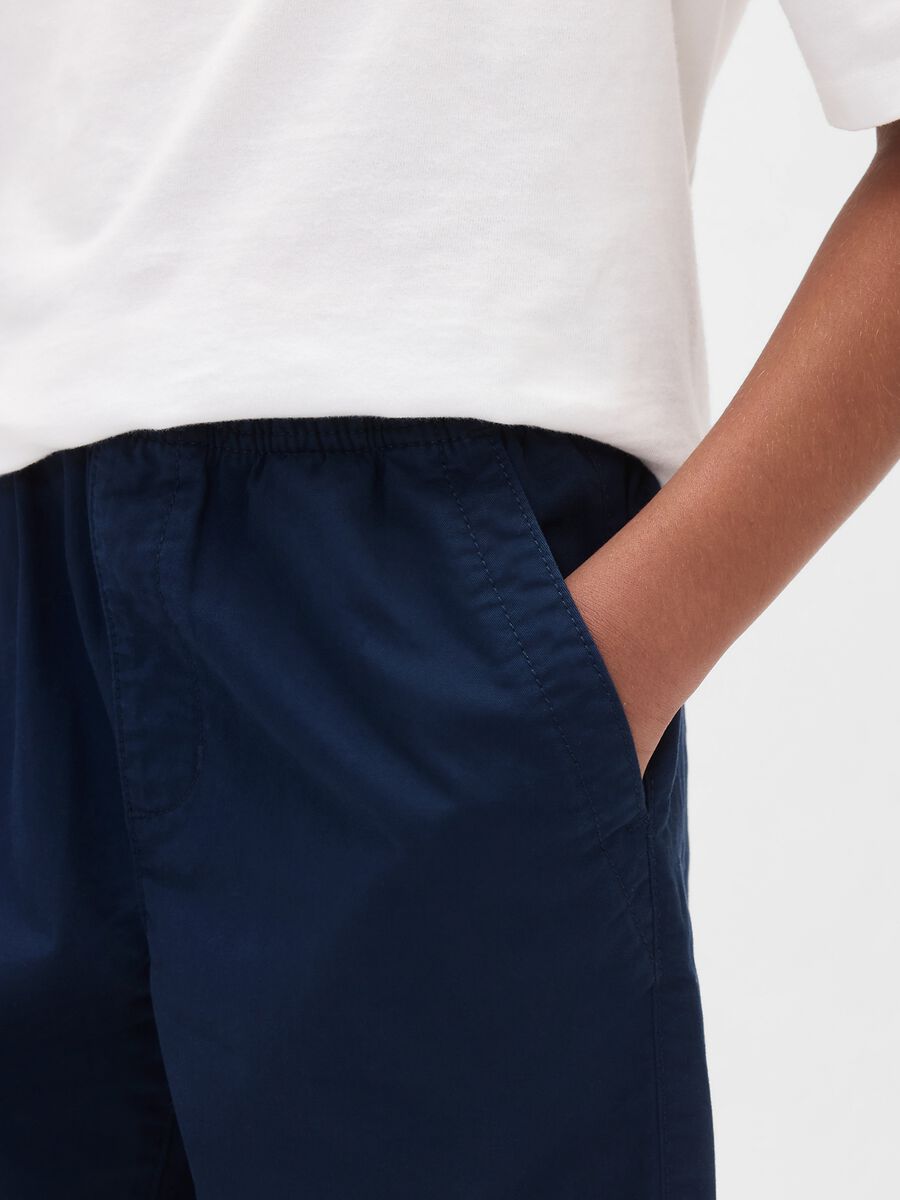 Pantaloni blu elasticizzati Boy_3