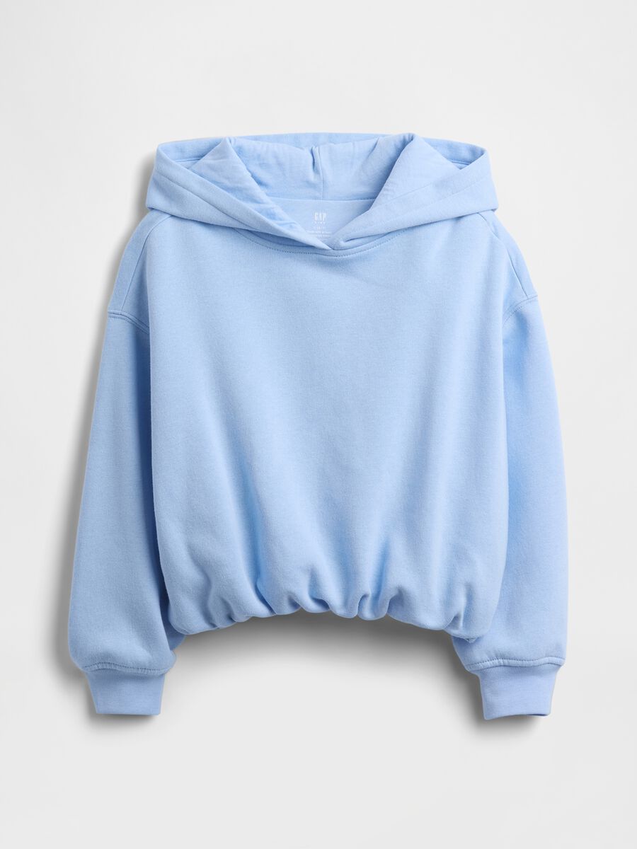 Felpa azzurra con cappuccio per bambina Bambina_3