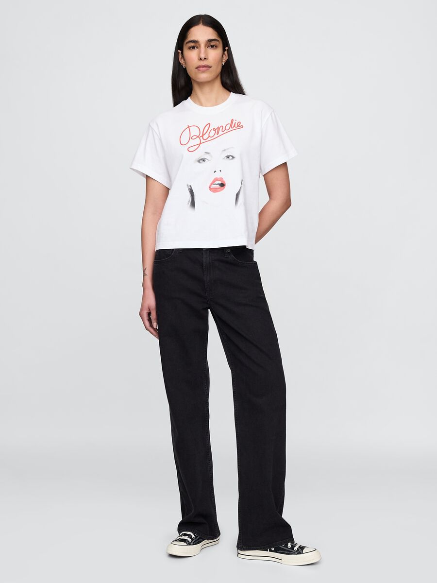 Cotton T-shirt with print Woman_2
