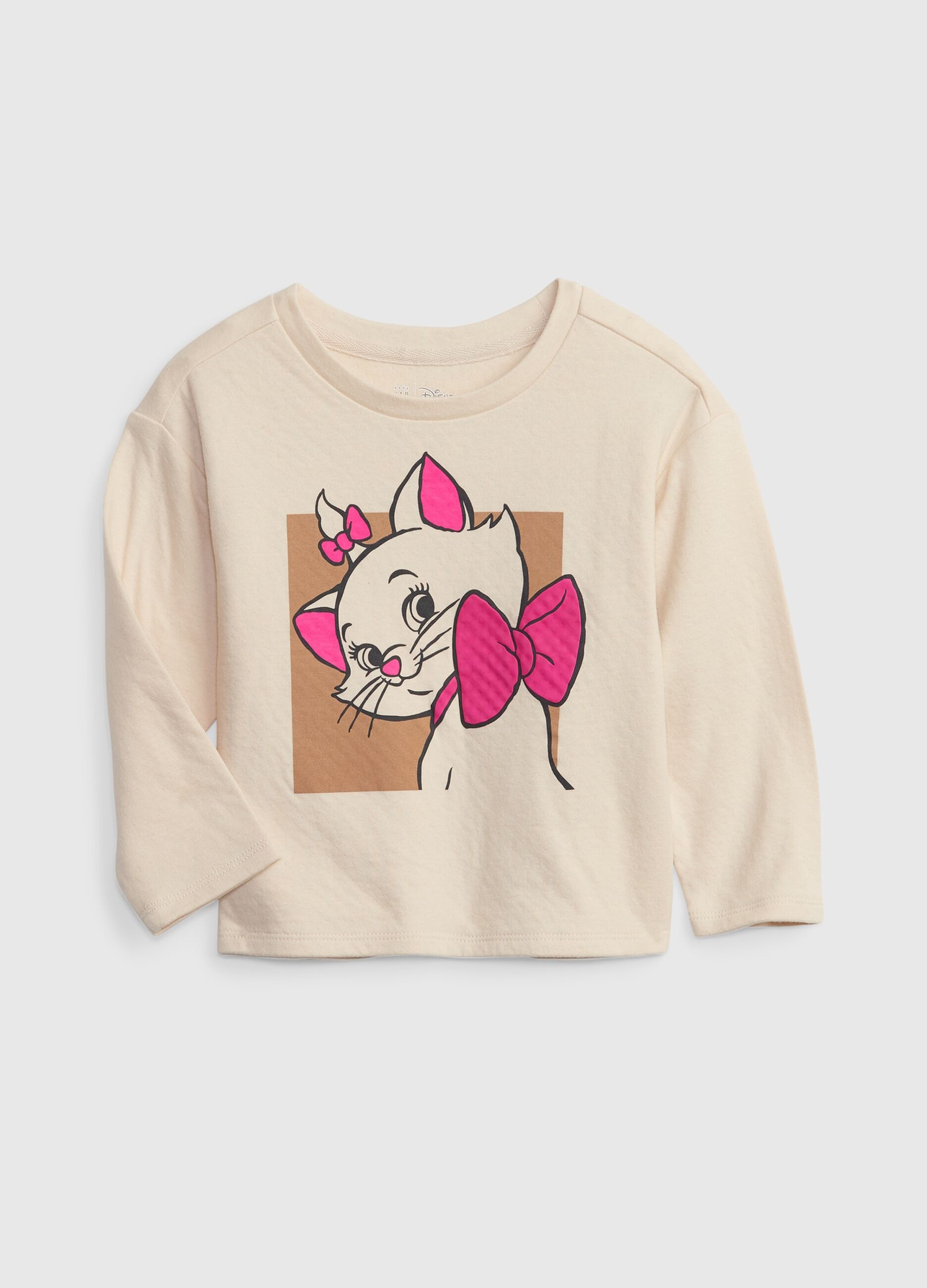 Long sleeved t-shirt with Marie print