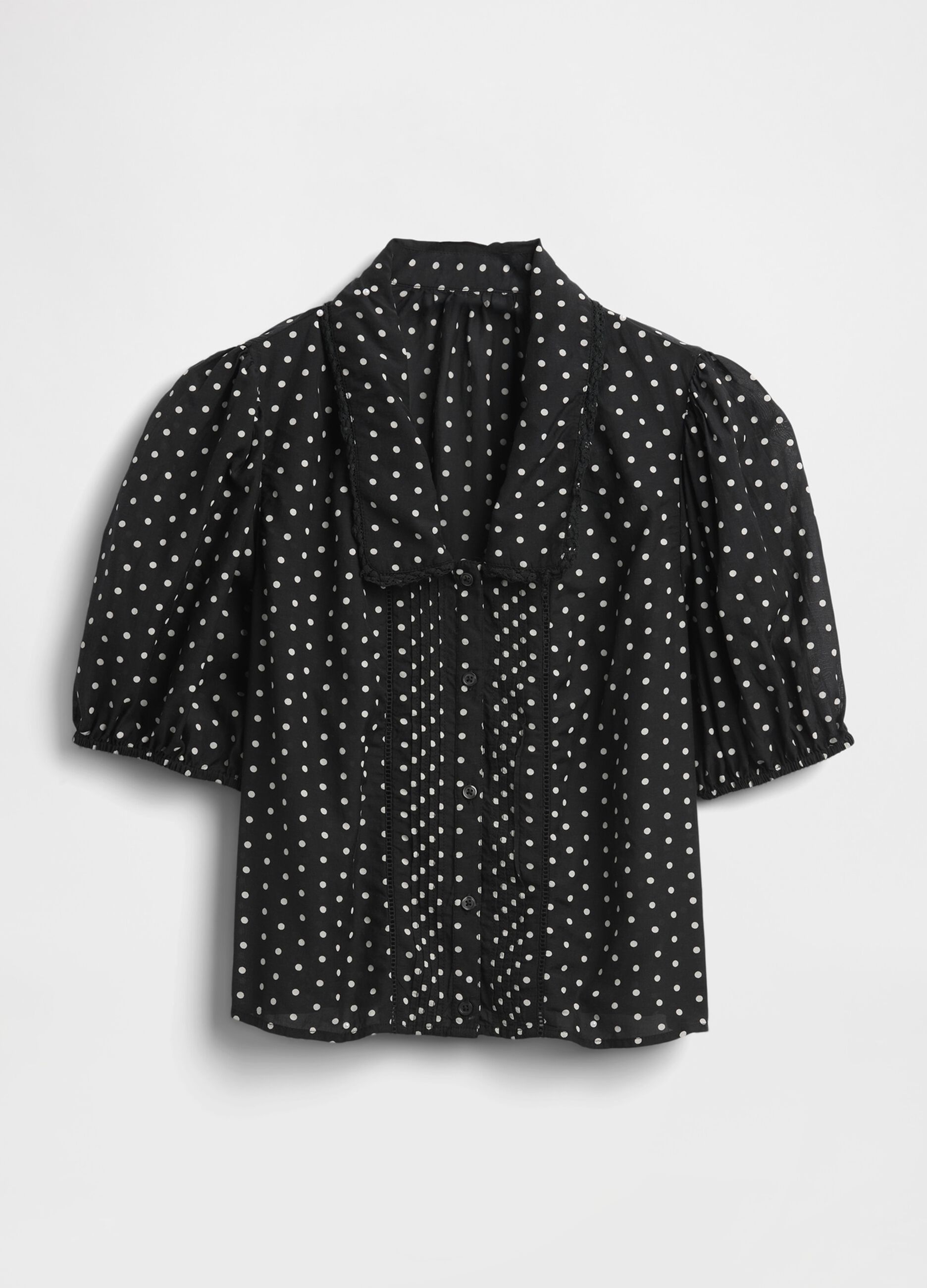 Camicia nera a pois_4