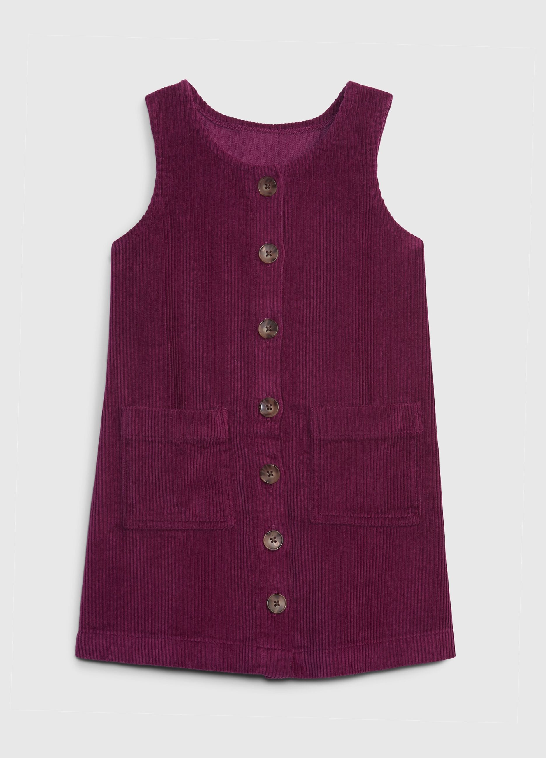 Corduroy suede dress